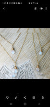 Layered Moonstone Drop Necklace